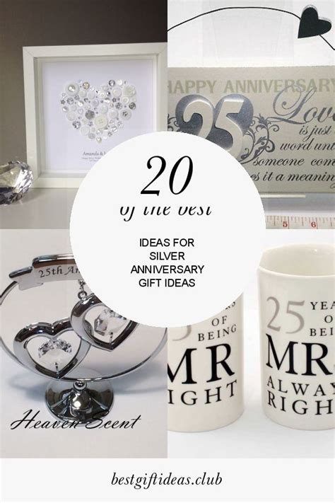20 Of The Best Ideas For Silver Anniversary T Ideas Anniversary