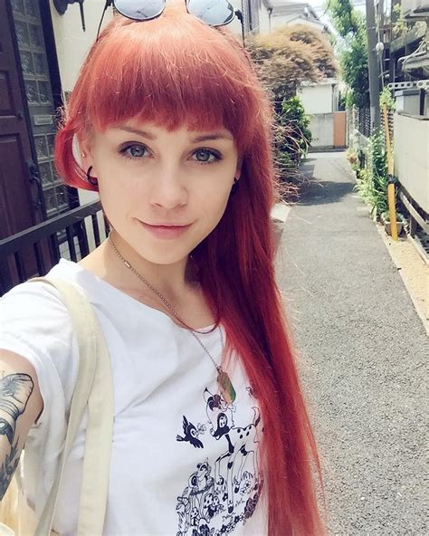 Another Beautiful Day In Tokyo ️ Redhead Redhair Girlswithtattoos Girlswithredhair Japan