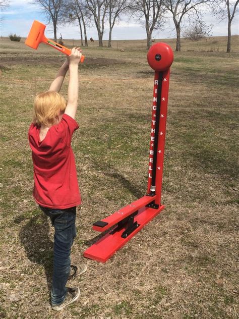 Kid Sized High Striker Strong Man Carnival Game Perfect For Etsy