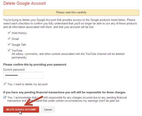 You can only temporary disable your account there. How to Delete a Google or Gmail Account (with Pictures ...