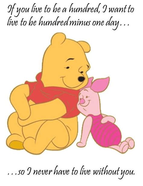 Winnie The Pooh And Piglet Hug Each Other On Valentines Day Card