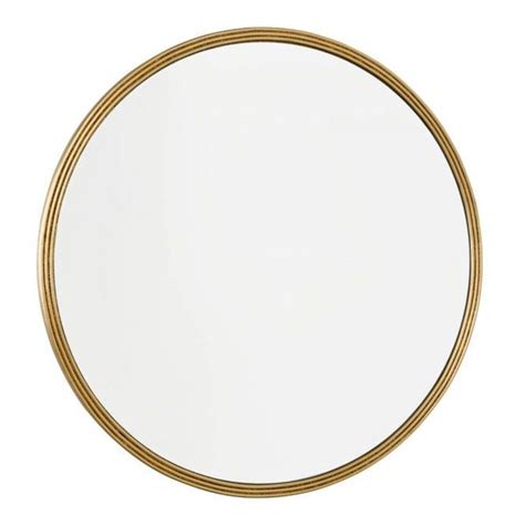 002tiy80 Tiya 80cm Decorative Round Mirror In Gold Round Mirror Decor