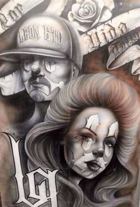 Gigantic gangster tattoo on back. Beautiful | Chicano art, Lowrider art, Chicano art tattoos