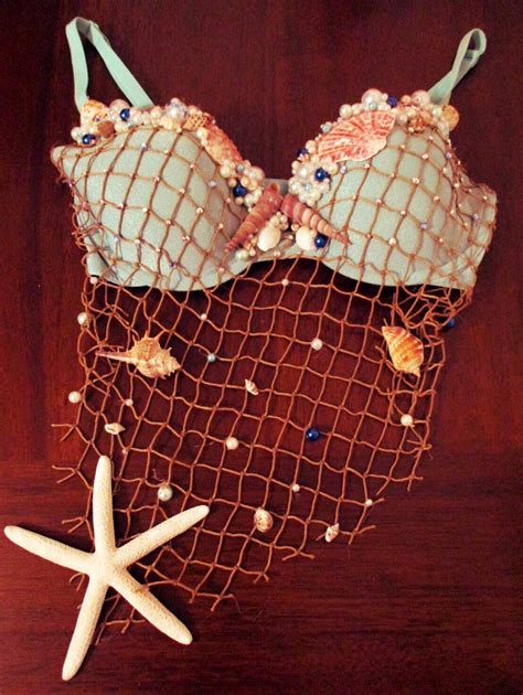 mermaid shell bra customized rave bra for her mermaid