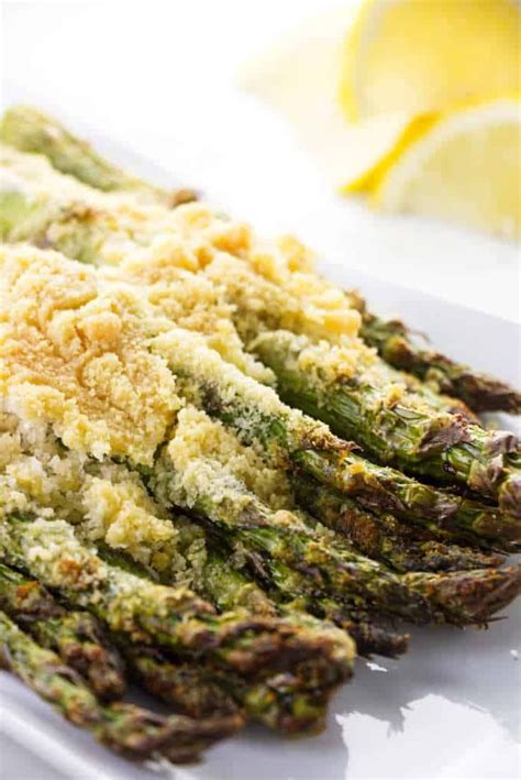 air fryer asparagus recipe grill olive parmesan oil bread
