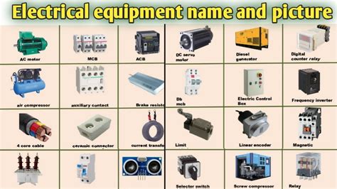Electrical Industrial Accessories Electrical Equipment Names And