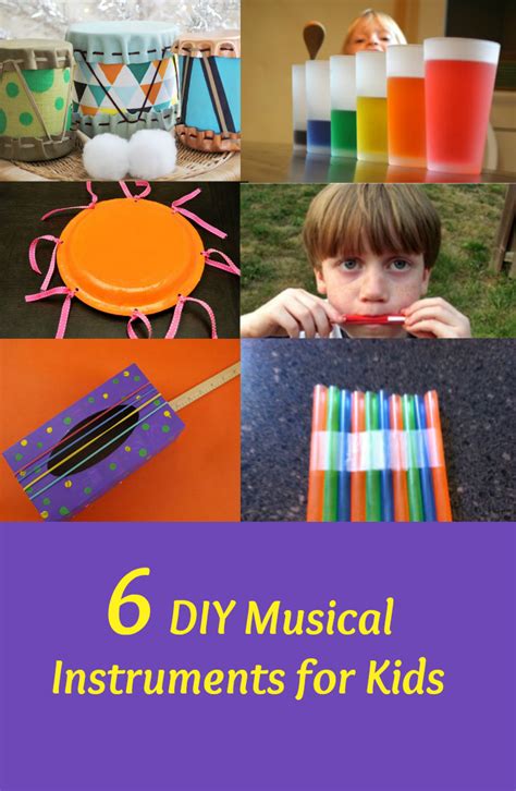 It fun to make homemade instruments for kids instruments that they can actually make music with rather than make a craft for. 6 DIY Musical Instruments for Kids - Fabulessly Frugal