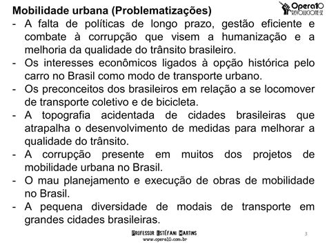 Redação Pronta Mobilidade Urbana