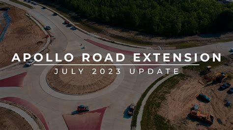 Apollo Road Extension July 2023 Update City Of Scott Louisiana