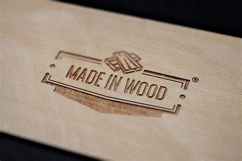 Made In Wood Logo Design On Behance
