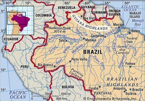 Guiana Highlands Region South America Britannica