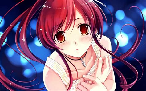 Papel De Parede Ilustração Ruiva Anime Meninas Anime Obra De Arte