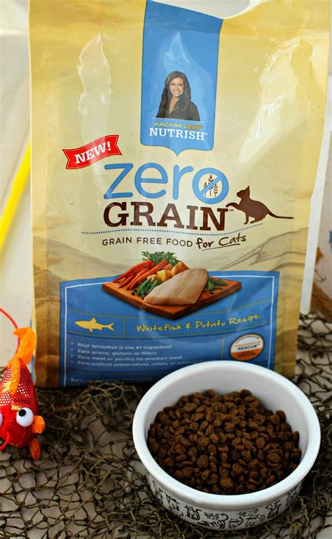 Indoor complete chicken with lentils and salmon dry cat food. Kitchen Simmer: Rachael Ray Nutrish: Zero Grain Cat Food # ...