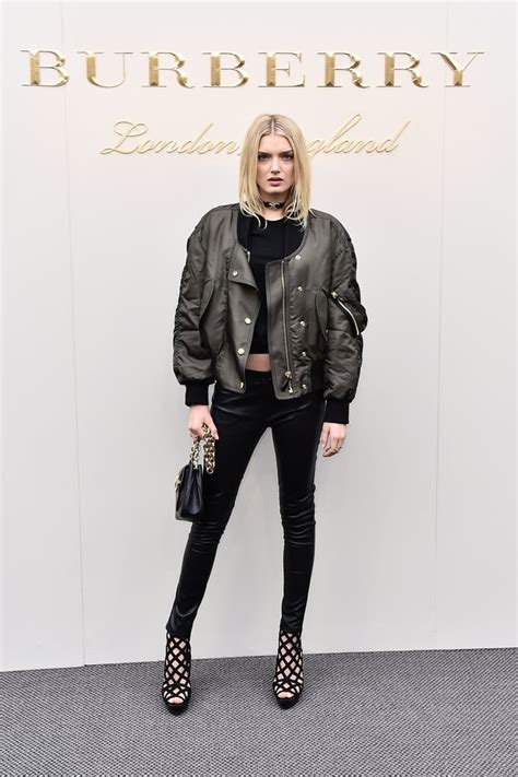 Lily Donaldson Celebrities Front Row At London Fashion Week Fall 2016