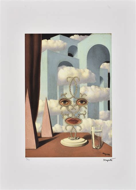 Rene Magritte 1898 1967 Face In The Clouds 1989 Aukcja