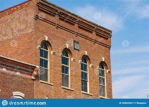 Downtown Pontiac Stock Image Image Of Downtown Rustic 208649047
