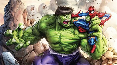 1920x1080 Resolution Hulk Vs Spiderman Art 1080p Laptop Full Hd