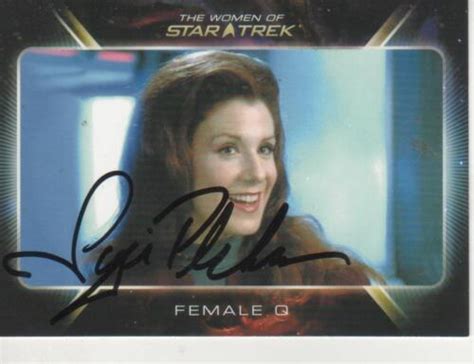 Suzie Plakson Signed 2010 Women Of Star Trek And1 Female Q Hot Ebay