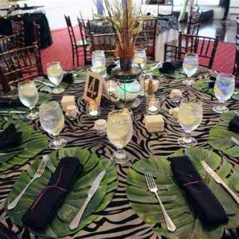 These party menus are categorized so that you can pick and choose according to the overall experience you want to create, or the amount of time and effort you can dedicate. Africa theme party, Jungle theme parties, Dinner party themes