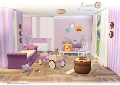 Donuts Kidsroom At Simcredible Designs 4 Sims 4 Updates