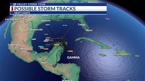 tropical storm gamma forms in western caribbean kveo tv