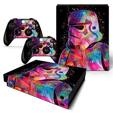 Xbox One X Console Skin Decal Sticker Star Wars Stormtrooper Custom Design Set Ebay