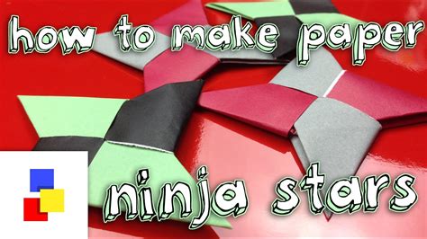 How To Make A Paper Ninja Star Youtube