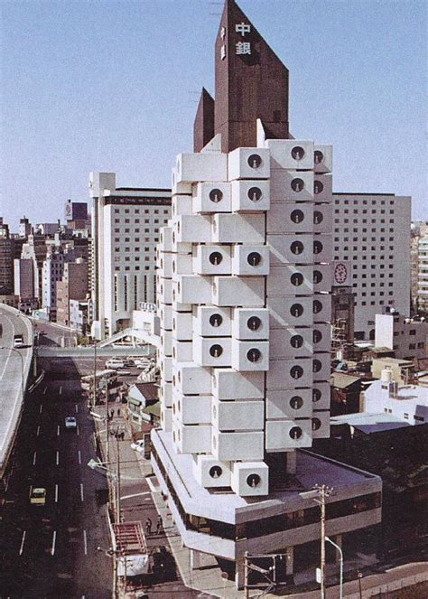 Design hotel capsule hotel japan interior architecture interior and exterior contemporary ad classics: Nakagin Capsule Tower | Tokio, Japan : bizarrebuildings