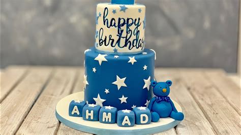 Share More Than 78 Blue Theme Birthday Cake Latest Indaotaonec