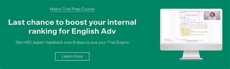 Year English Advanced Study Guide Matrix Education