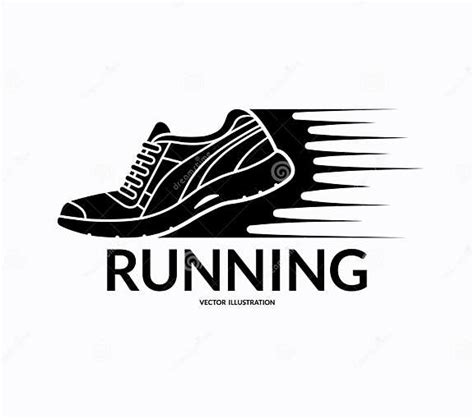 Running Shoe Icon Vector Illustration Stock Vector Illustration Of