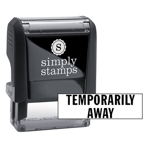 Temporarily Unavailable Stock Stamp Simply Stamps