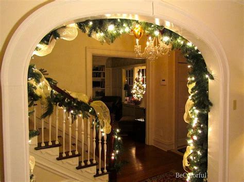 Archway Christmas Garland And Twinkle Lights Via Flickr Christmas