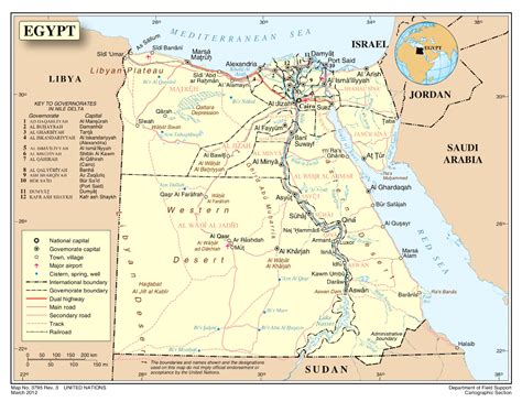 Egyptian Political Map