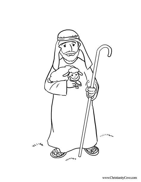 Good Shepherd Coloring Pages Free Coloring Home