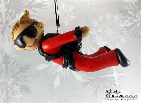 Skydiver Ornament Extreme Sports Sky Diving Parachuting Etsy