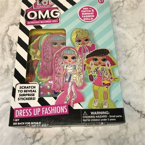 Horizon Group Toys Lol Omg Paper Dolls Dress Up Fashions Decorate