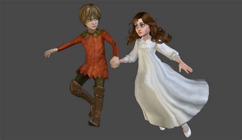 Peter Pan And Wendy Mesh Mods By Lopieloo On Deviantart