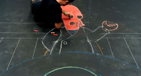 Drawing The Amazing 3d Chalk Portrait Of Zoidberg 57 Pics