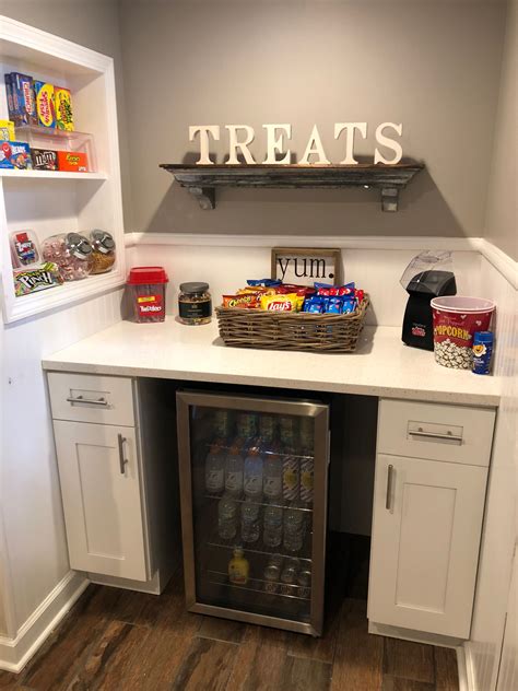 Home Snack Bar And Beverage Station For Your Home Theater
