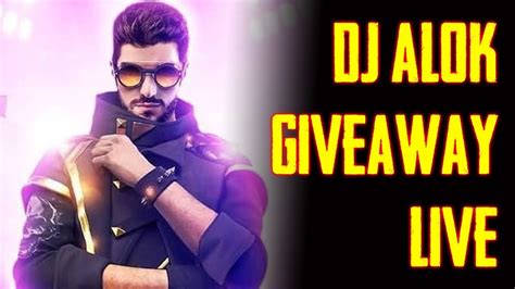 Dj alok is one of the most popular characters in free fire. DJ Alok Giveaway Sooneeta for Subscribers LIVE - Free Fire ...