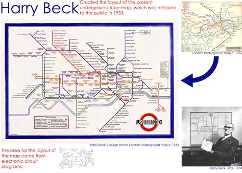 Harry Beck London Underground Map Harry Beck Teaching