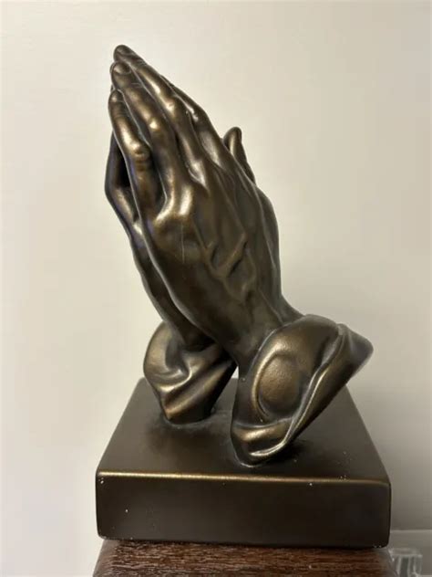 Vintage Praying Hands Statue 1500 Picclick