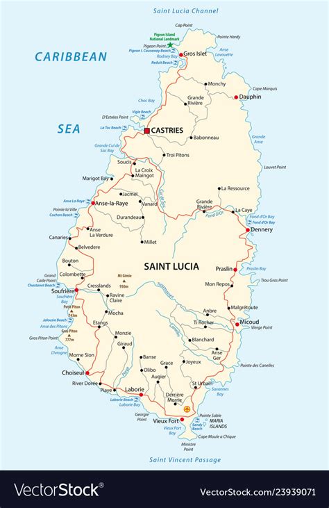 Road Map Of Stlucia Lake George Florida Map Porn Sex Picture