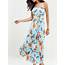 34% OFF Beach Maxi Floral Bandeau Strapless Summer Dress  Rosegal