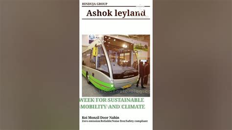Ashok Leyland Electric Buses Double Deckerswitch Andcircuit Green