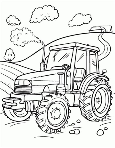 Sheenaowens Tractor Coloring Pages