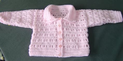 Enthusiastic Crochetoholic Pink Crochet Baby Jacket