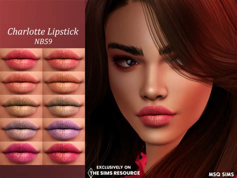 Charlotte Lipstick At Msq Sims Sims 4 Updates