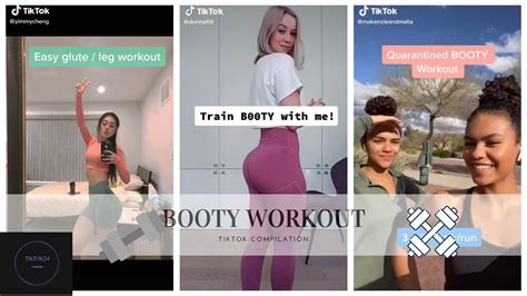 Booty Workout Tiktok Compilation Youtube